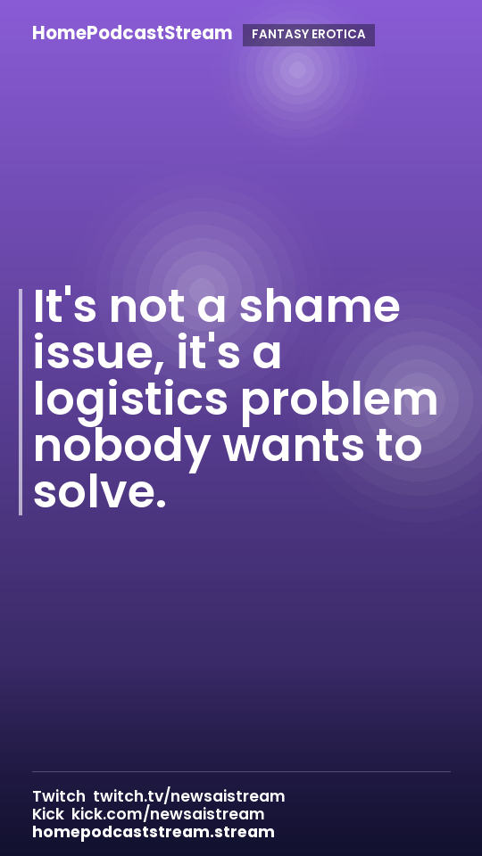 It's not a shame issue, it's a logistics problem nobody wants to solve.
