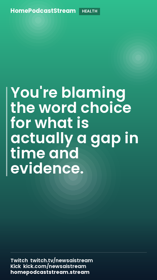 You're blaming the word choice for what is actually a gap in time and evidence.