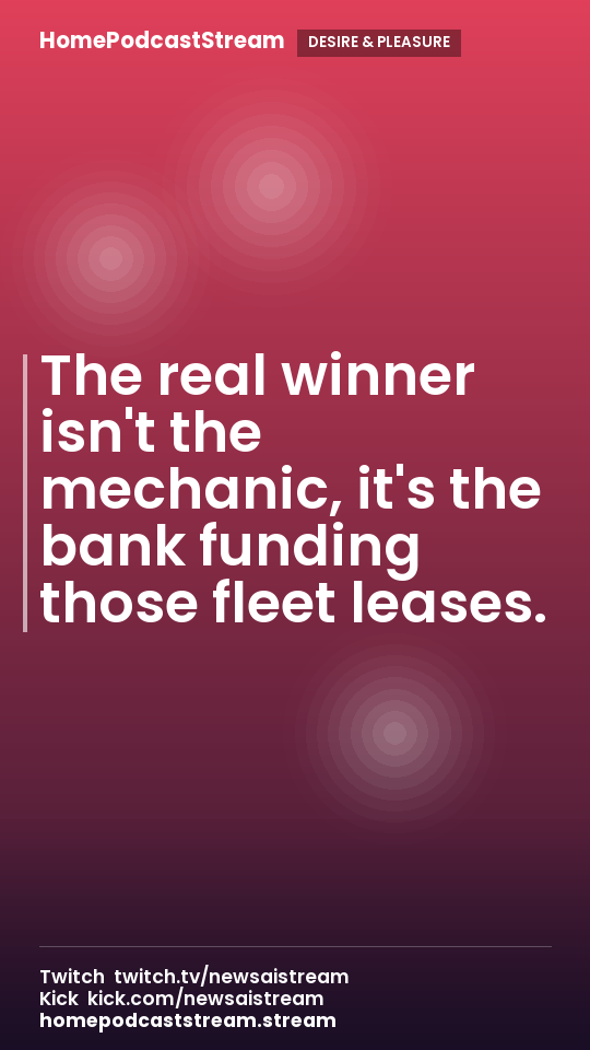 The real winner isn't the mechanic, it's the bank funding those fleet leases.