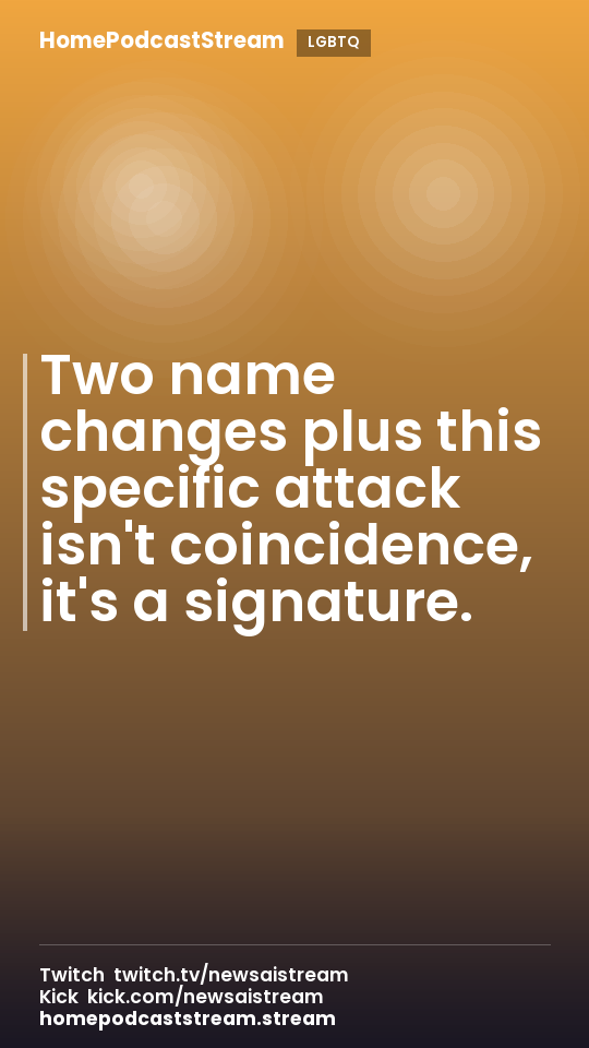 Two name changes plus this specific attack isn't coincidence, it's a signature.