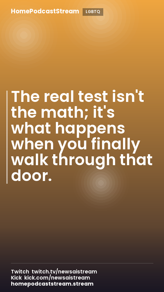 The real test isn't the math; it's what happens when you finally walk through that door.