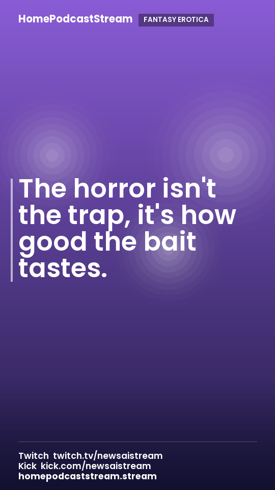 The horror isn't the trap, it's how good the bait tastes.