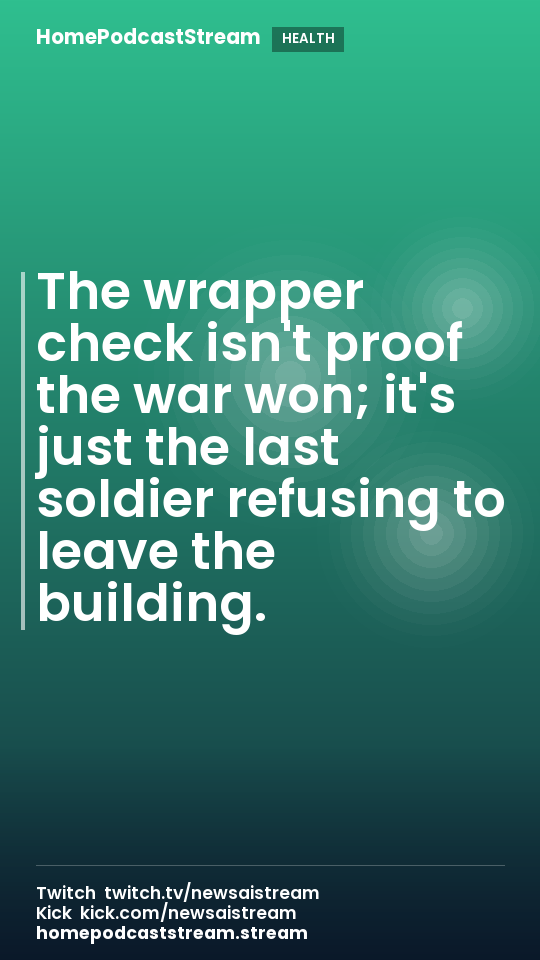 The wrapper check isn't proof the war won; it's just the last soldier refusing to leave the building.