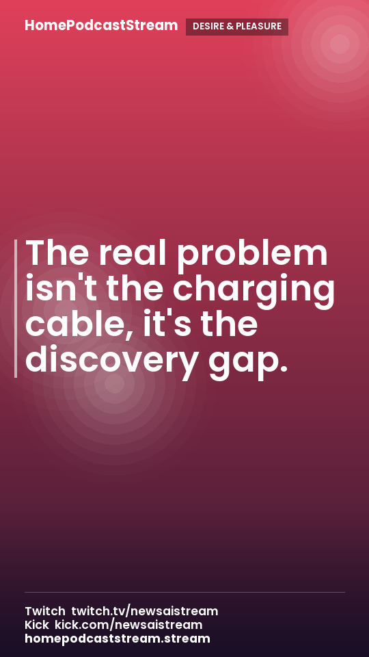The real problem isn't the charging cable, it's the discovery gap.