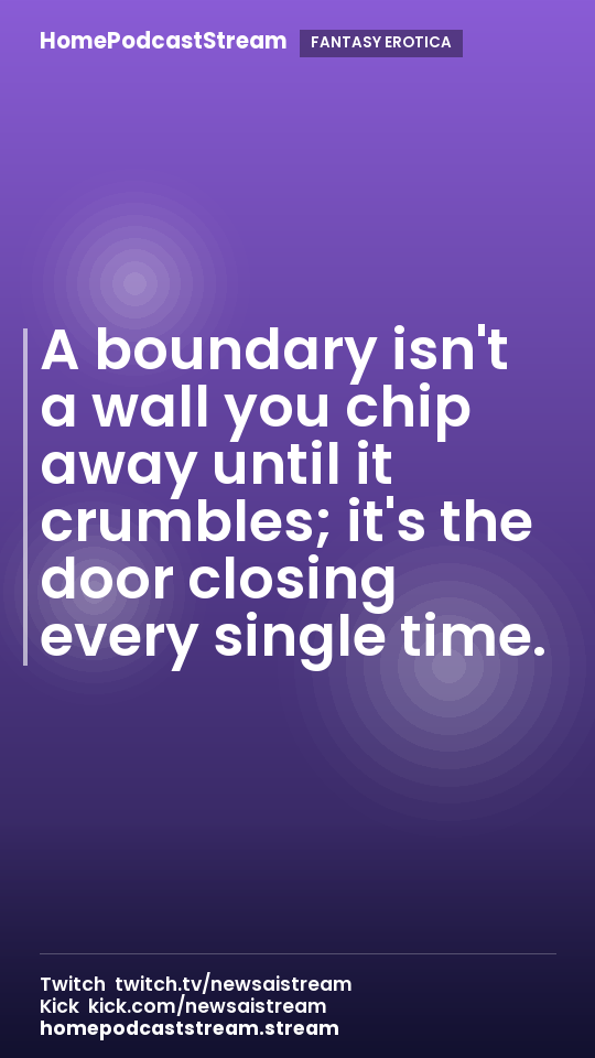 A boundary isn't a wall you chip away until it crumbles; it's the door closing every single time.