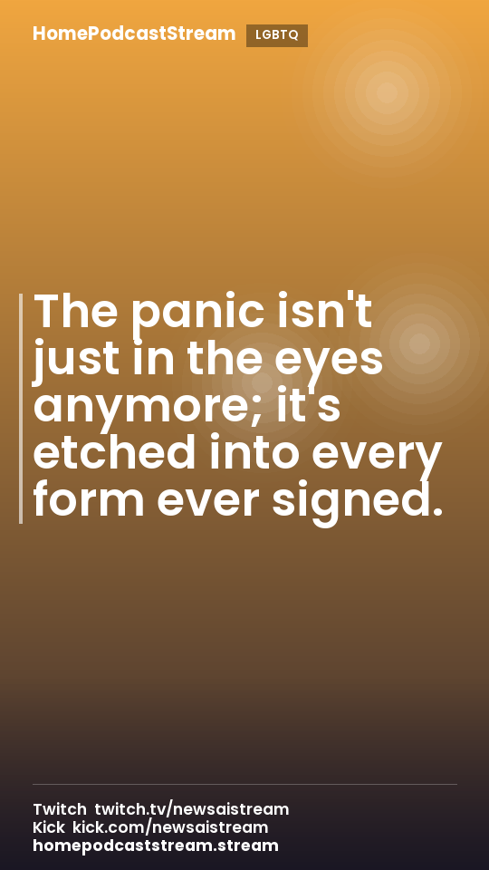 The panic isn't just in the eyes anymore; it's etched into every form ever signed.