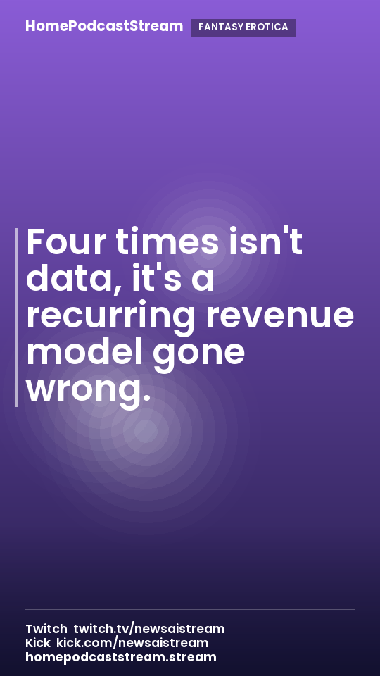 Four times isn't data, it's a recurring revenue model gone wrong.