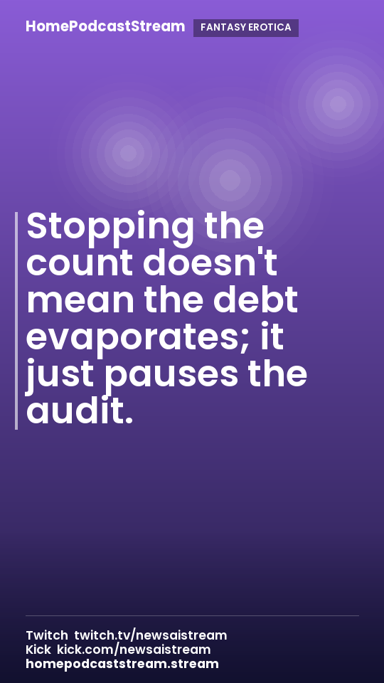 Stopping the count doesn't mean the debt evaporates; it just pauses the audit.