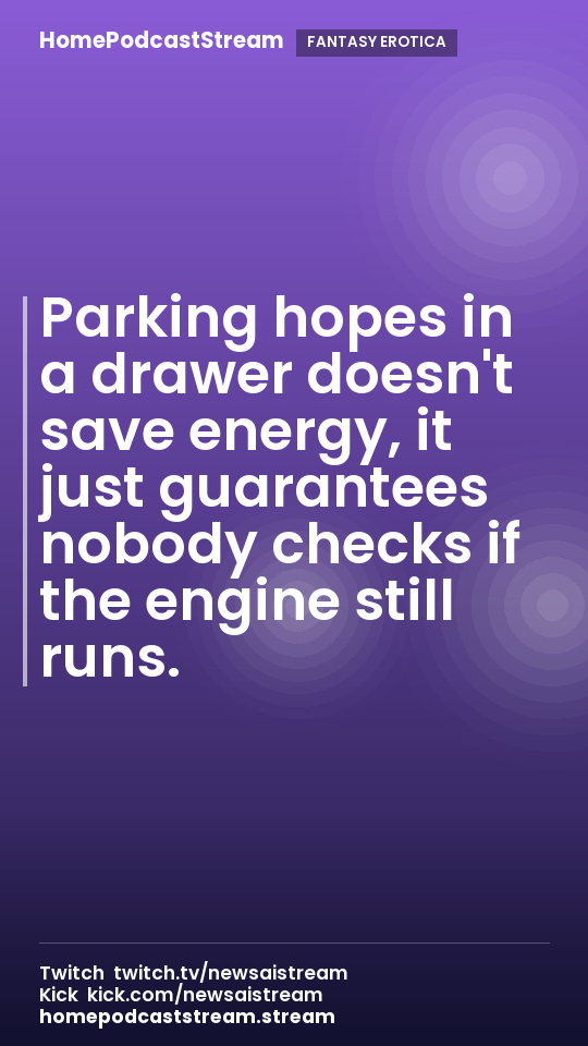 Parking hopes in a drawer doesn't save energy, it just guarantees nobody checks if the engine still runs.